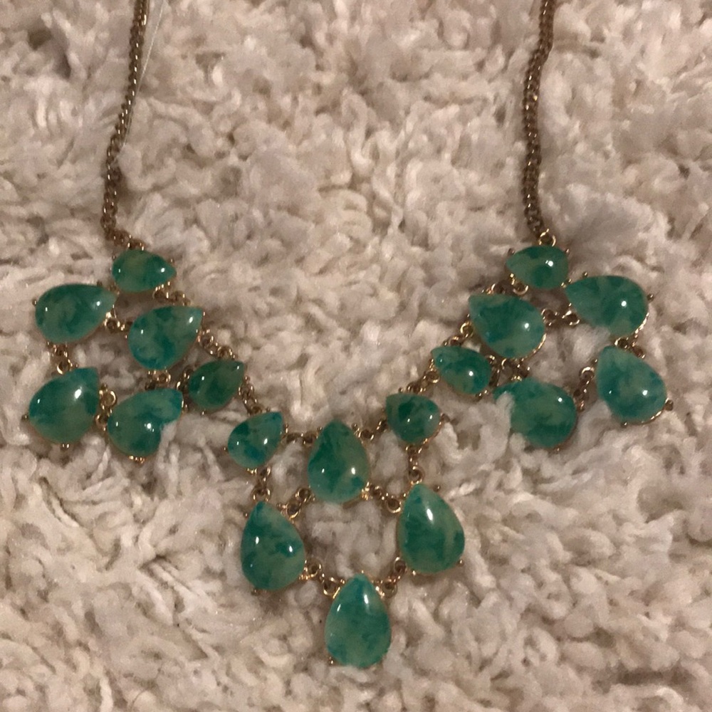 Statement Emerald Necklace - image 1